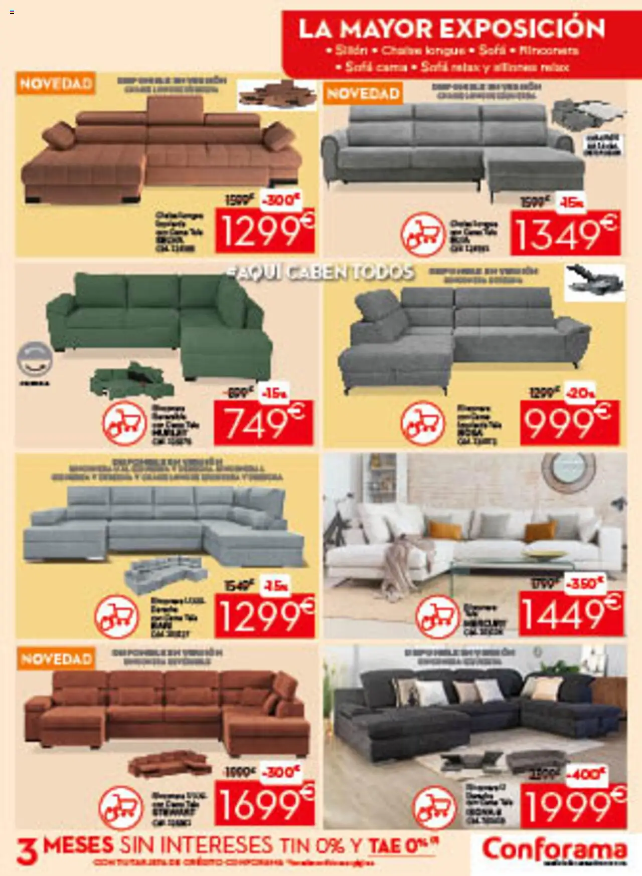 Conforama folleto │ válido desde el 25.09.2025 | Página: 3 | Productos: Sofá
