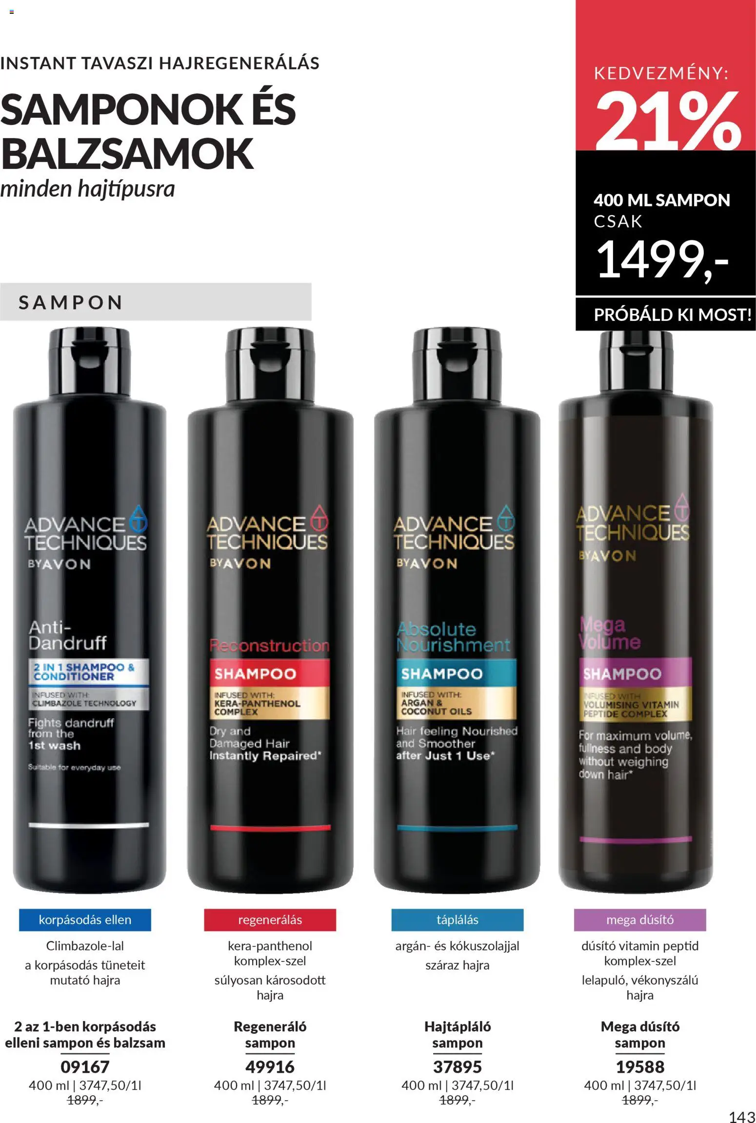 Avon akciós ujság - amely érvényes a következő dátumtól: 01.04.2026 | Oldal: 167