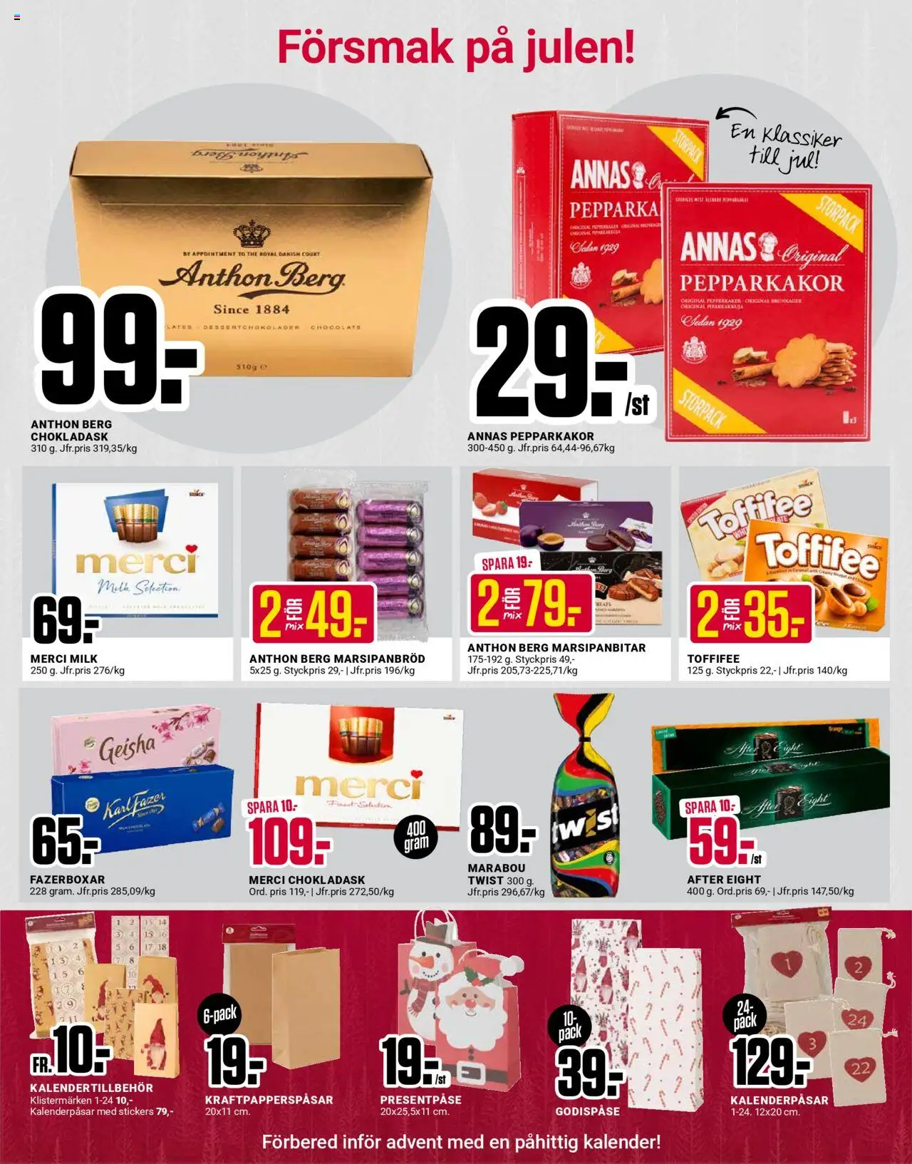 ÖoB reklamblad aktuell från 20.10.2025 | Sida: 7 | Produkter: Kalender