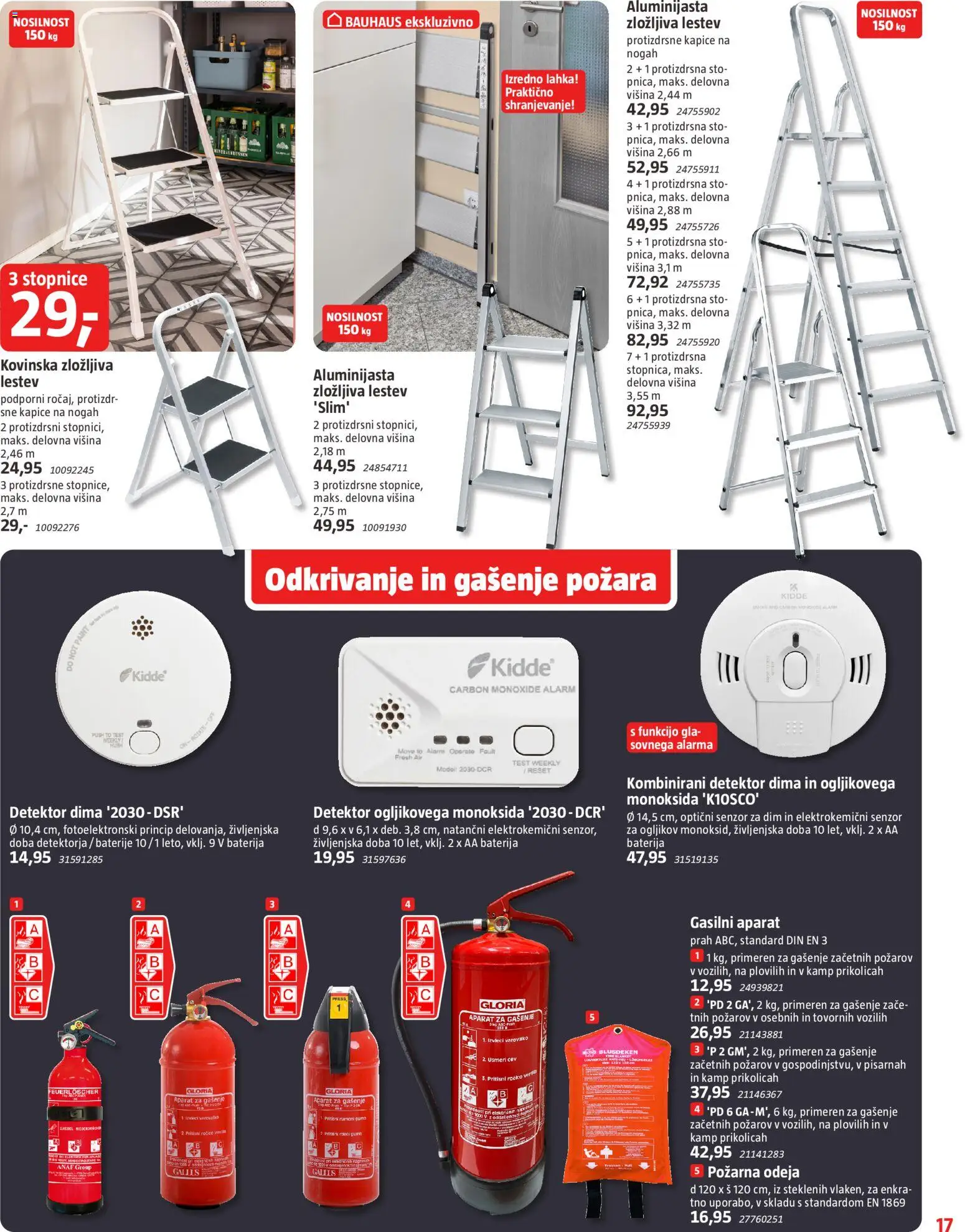 Novi Bauhaus katalog ponudbe – veljaven od 27.11.2025 | Stran: 17 | Izdelki: Baterija, Odeja, Baterije, Stopnice