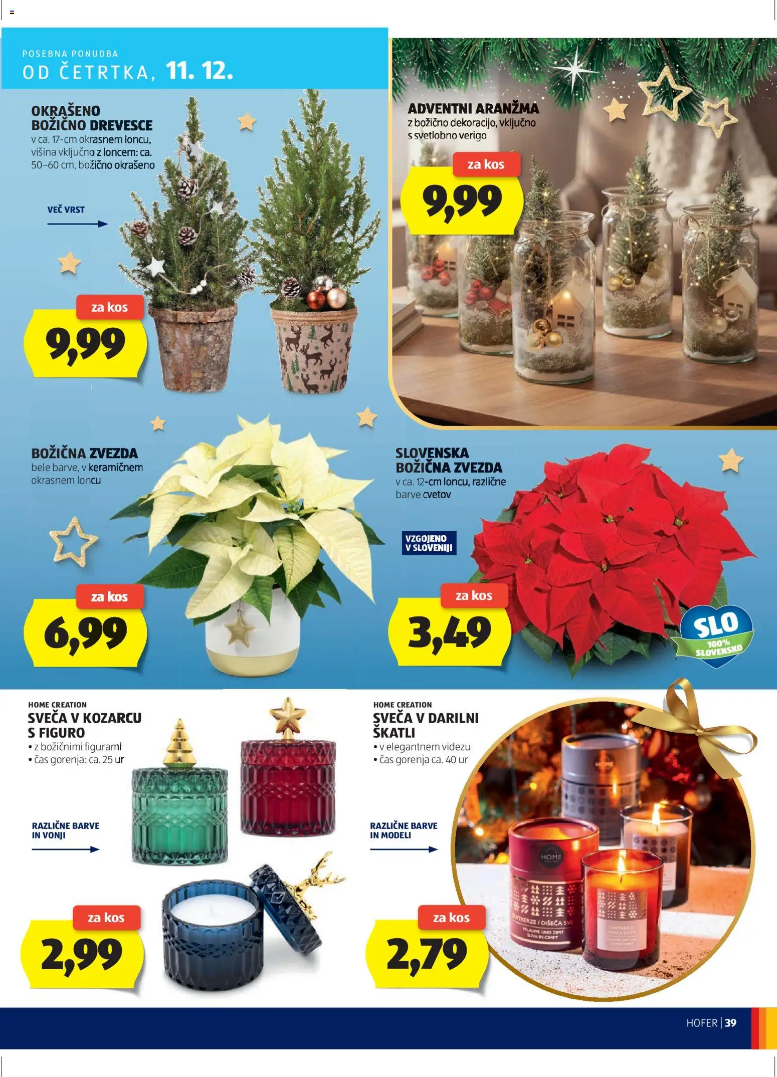 Novi Hofer katalog ponudbe – veljaven od 04.12.2025 | Stran: 39
