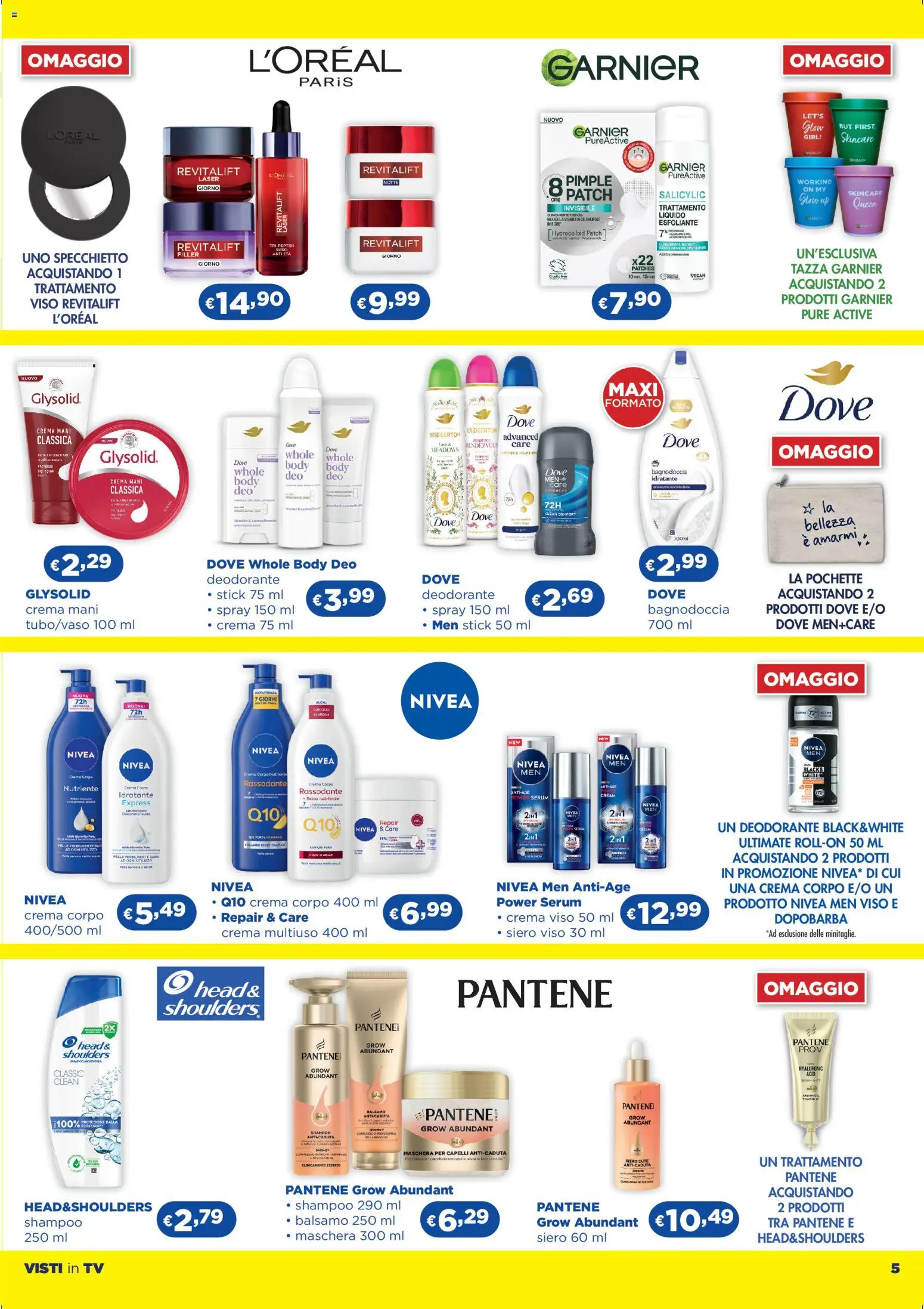 Volantino Acqua e Sapone del 26.02.2026 | Pagina: 5 | Prodotti: Balsamo, Crema, Dopobarba, Crema viso