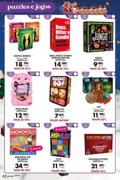 Pré-visualização Pingo Doce - Brinquedos Natal Açores  válido de 04.12.2025 | Página: 42 | Produtos: Jogos, Banco