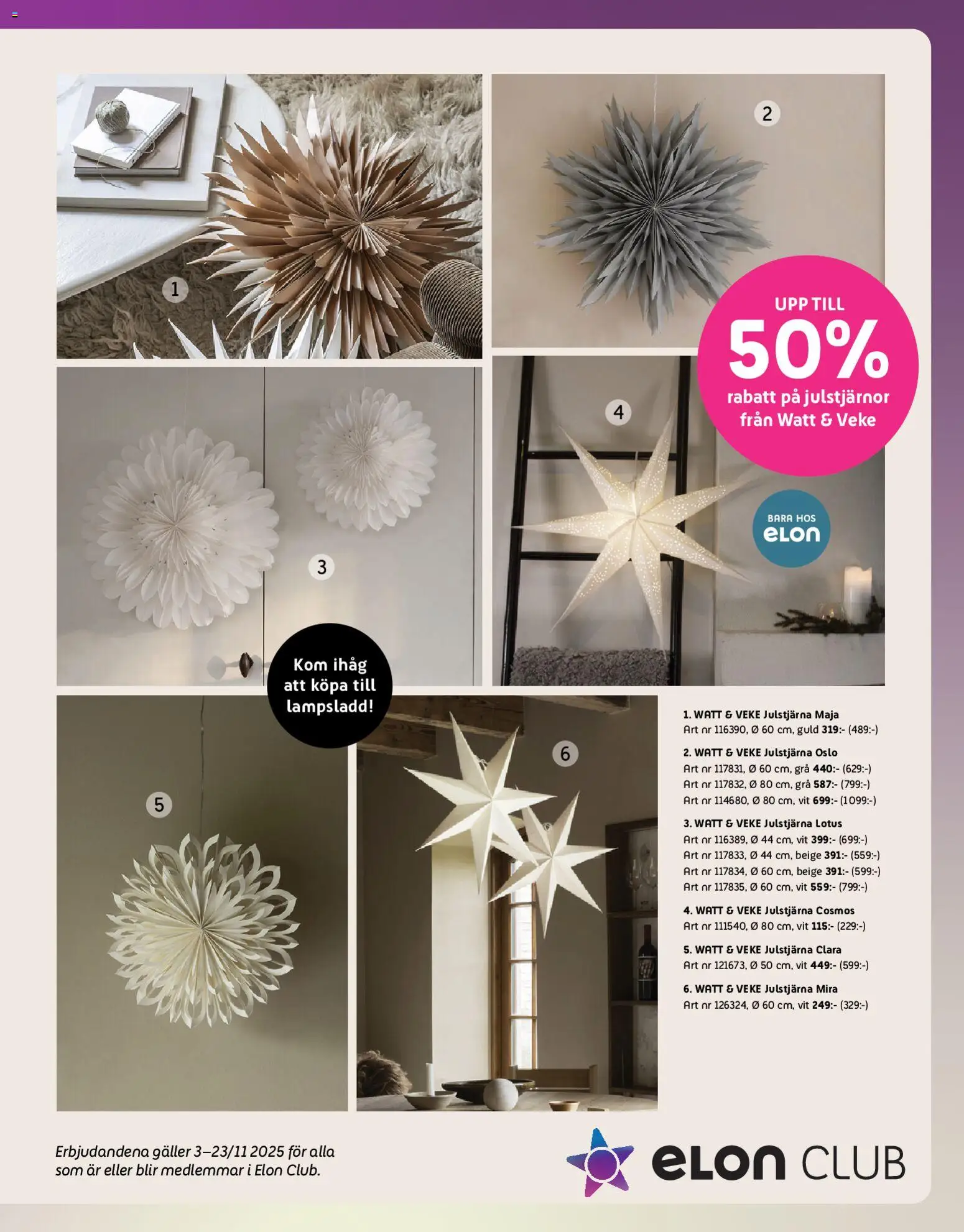 Elon reklamblad aktuell från 31.10.2025 | Sida: 3 | Produkter: Galler