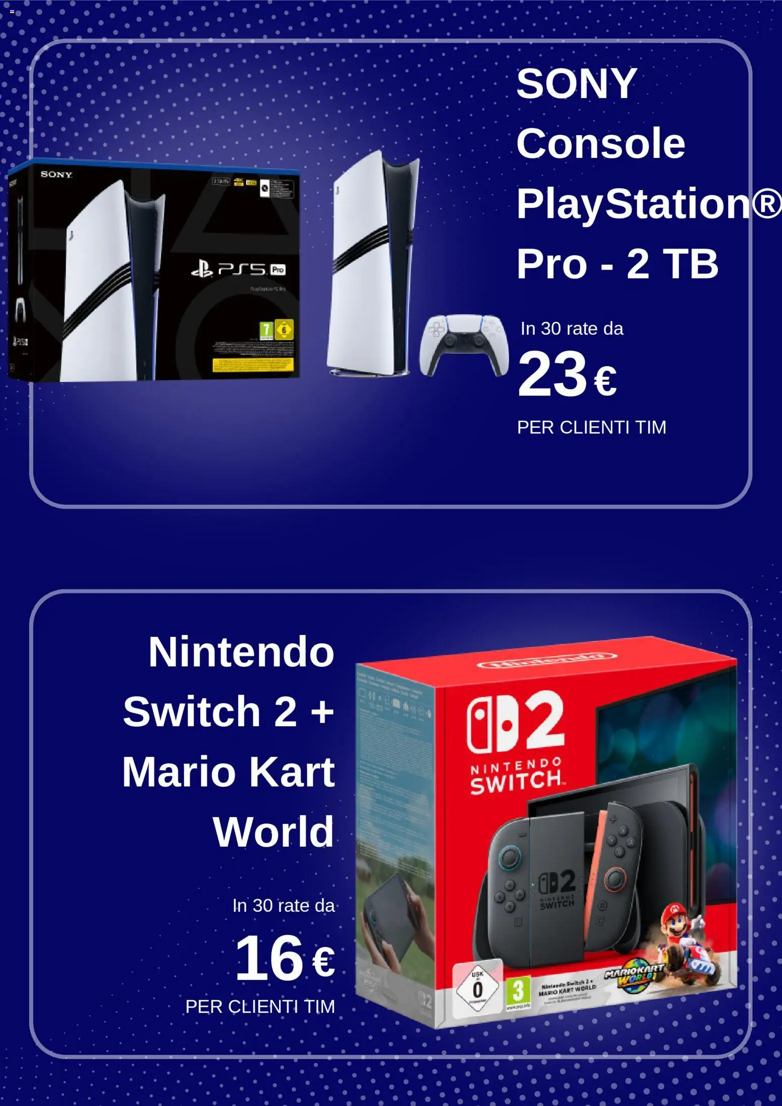 Volantino TIM del 12.12.2025 | Pagina: 3 | Prodotti: Playstation