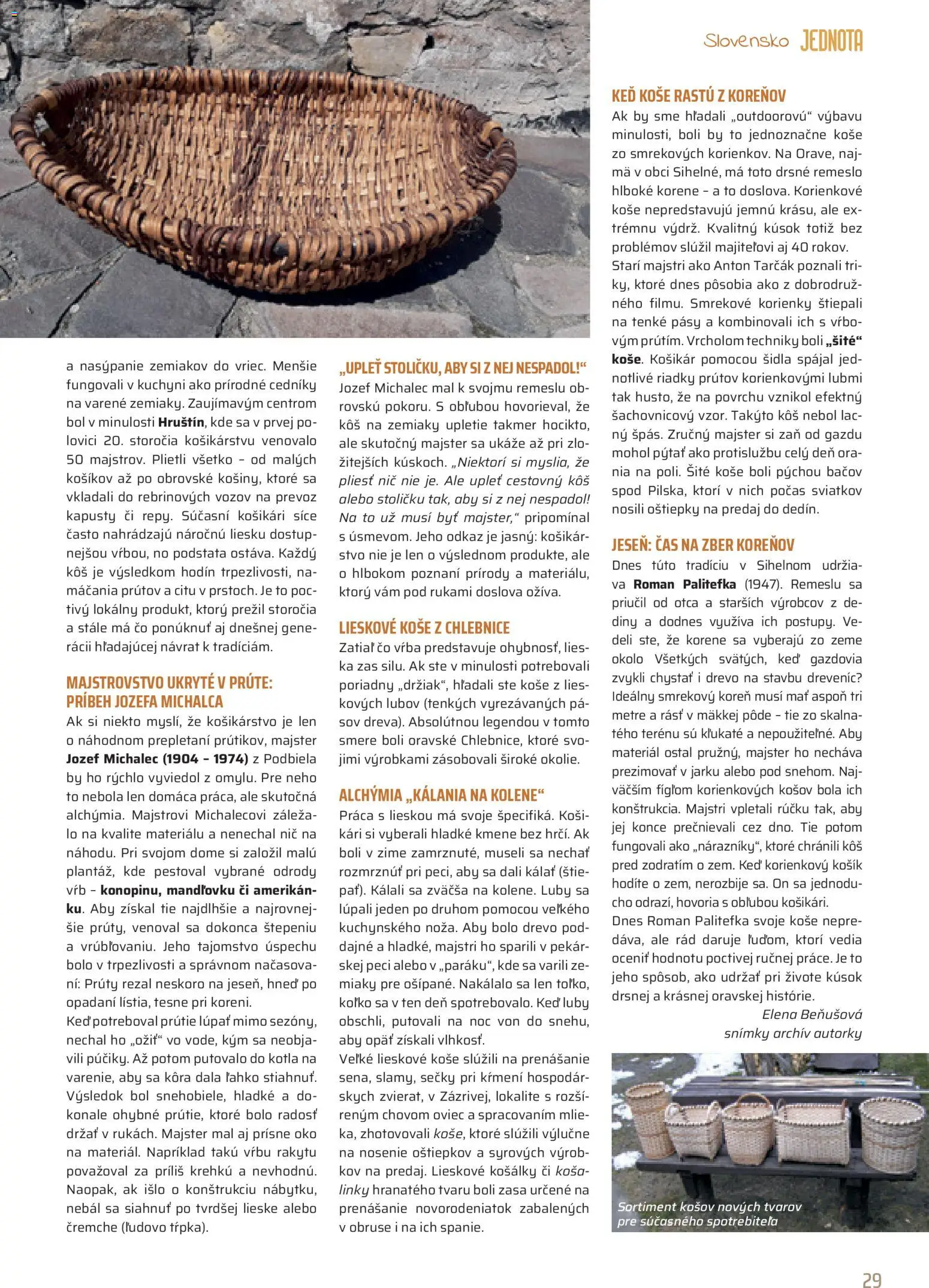 Nové COOP Jednota akcie – leták je platný od 01.04.2026 | Strana: 29 | Produkty: Kôš, Zemiaky