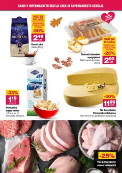 Mercator katalog akcije – veljaven od 12.11.2025 | Stran: 3 | Izdelki: Ementalec, Kos, Sir, Kava