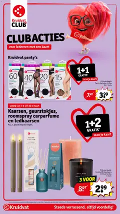 Panty Everyday 15 Den, Panty Everyday 15 Den 2 x 2 stuks - Voorbeeld van een folder van Kruidvat, geldig van 03.03.2026 | Pagina: 20 | Producten: Kaart, Kan, Panty