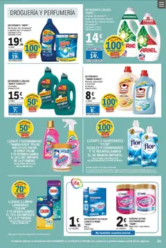 Vista previa E.Leclerc folleto válido desde el 25.03.2026 | Página: 25 | Productos: Polvo, Quitamanchas, Detergente, Té