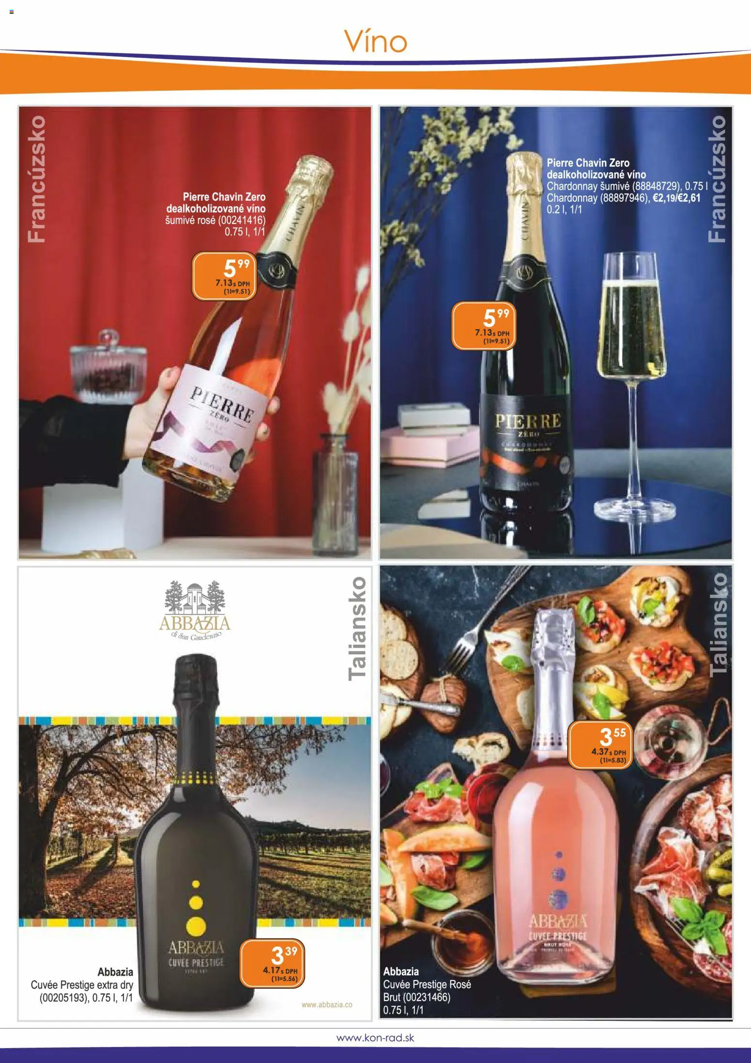 Nové KON - RAD akcie – leták je platný od 01.04.2026 | Strana: 14 | Produkty: Víno