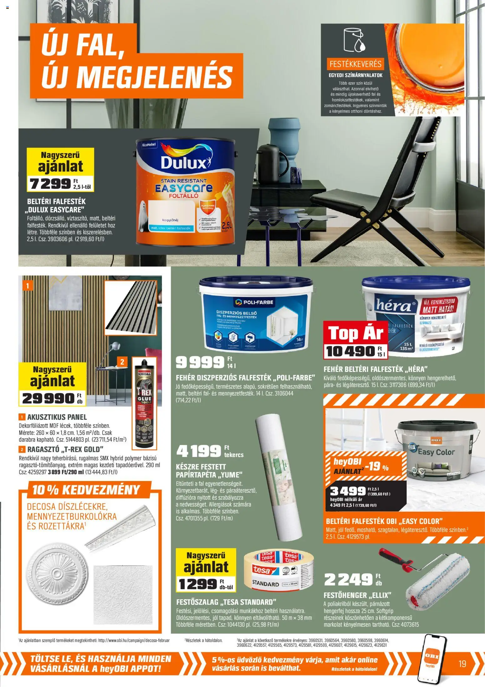OBI akciós ujság - amely érvényes a következő dátumtól: 03.02.2026 | Oldal: 19