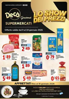 Anteprima del volantino Decò Gourmet - Roma catalogo valido a partire dal 09.01.2026