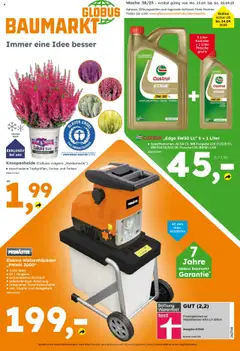 Globus Baumarkt Prospekt 	 ab 15.09.2025 gültig