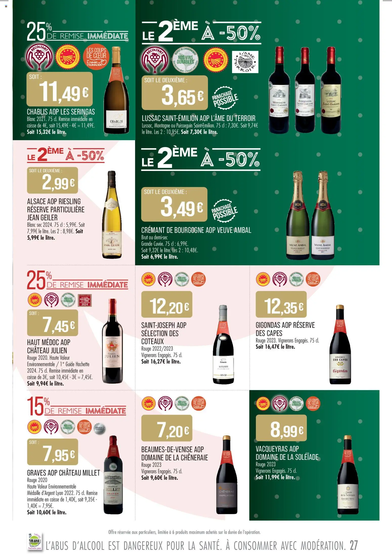 {H1} | Page: 27 | Produits: Crémant de bourgogne, Crémant