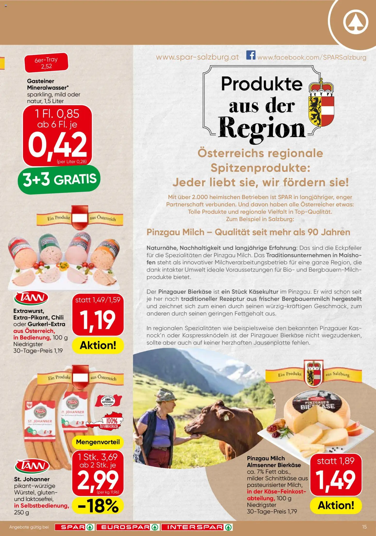 Spar Flugblatt - Salzburg gültig ab 06.11.2025 | Seite: 15 | Produkte: Chili, Milch