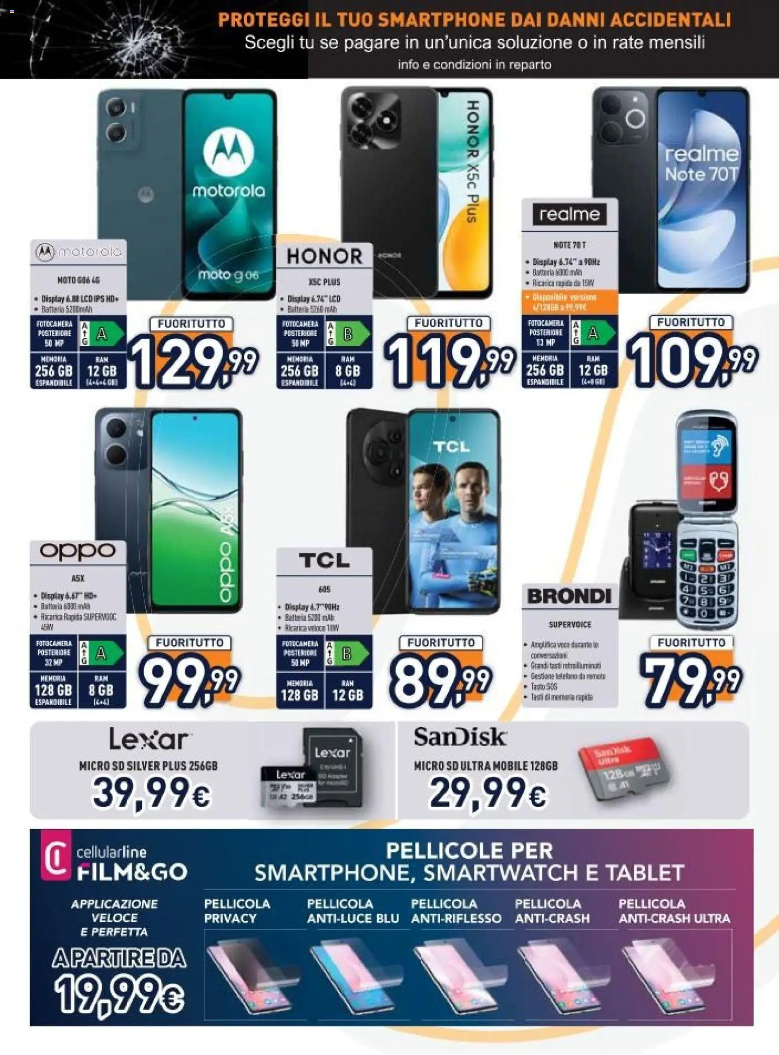 Volantino Unieuro del 16.01.2026 | Pagina: 9 | Prodotti: Mobile, Smartphone, Fotocamera, Pellicola
