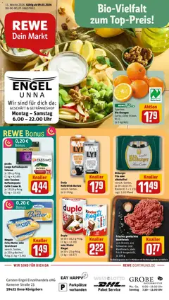 Rewe Prospekt Unna	 ab 09.03.2026 gültig