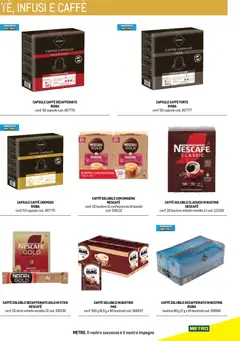 Anteprima del volantino Metro Hotel catalogo valido a partire dal 17.10.2025 | Pagina: 21 | Prodotti: Caffè