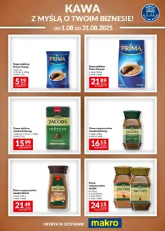 Pogląd oferty "Makro Gazetka - Kawa Jacobs" - ważna od 01.08.2025