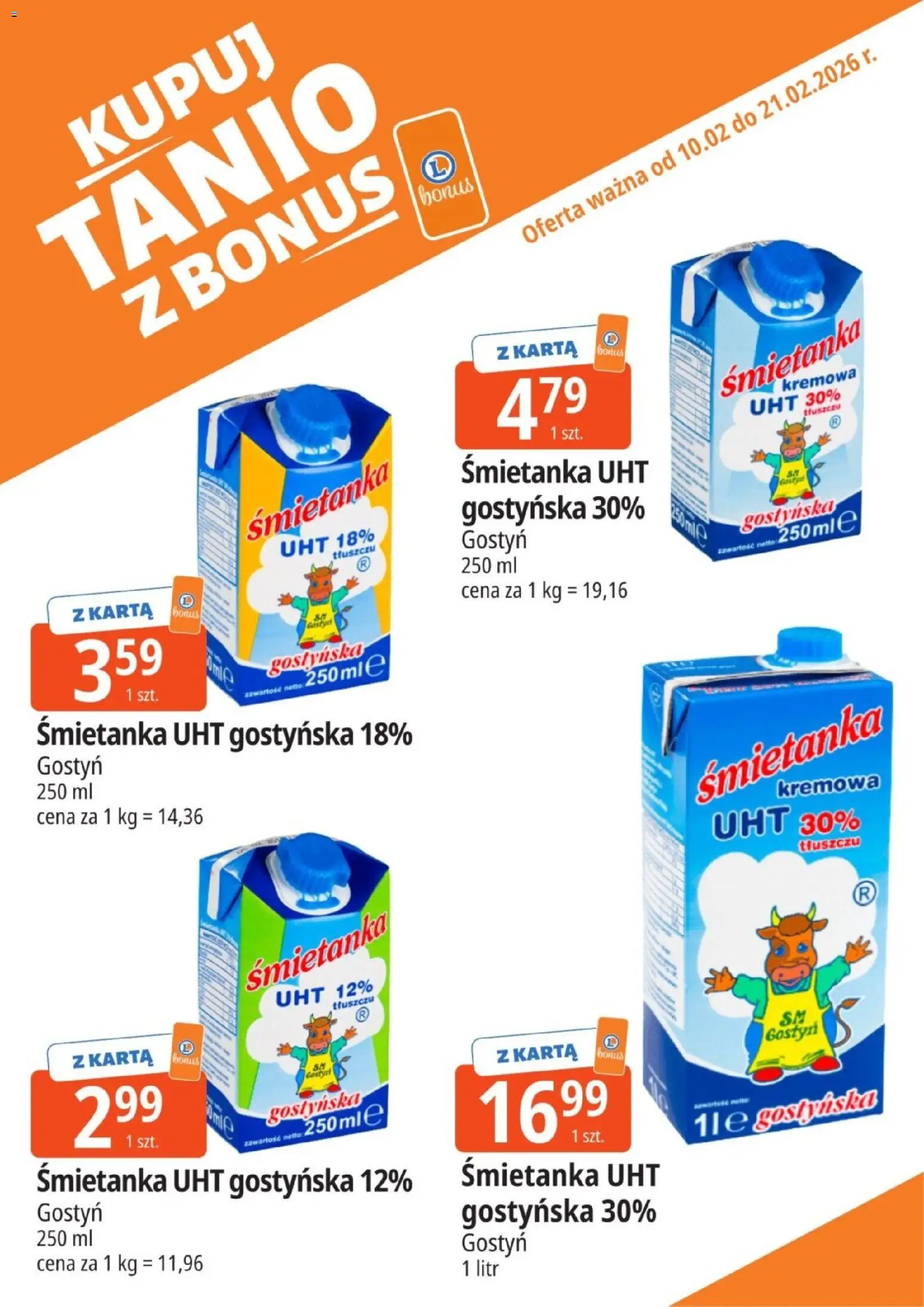 E.Leclerc gazetka - Kupony dodatkowe od 10.03.2026 | Strona: 3 | Produkty: Karta