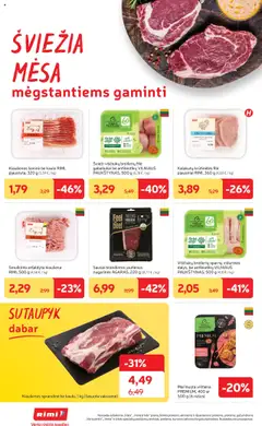Rimi leidinys galioja nuo 14.10.2025 | Puslapis: 8 | Prekių: Kiaulienos, Jautienos, Viščiukų, Kiauliena