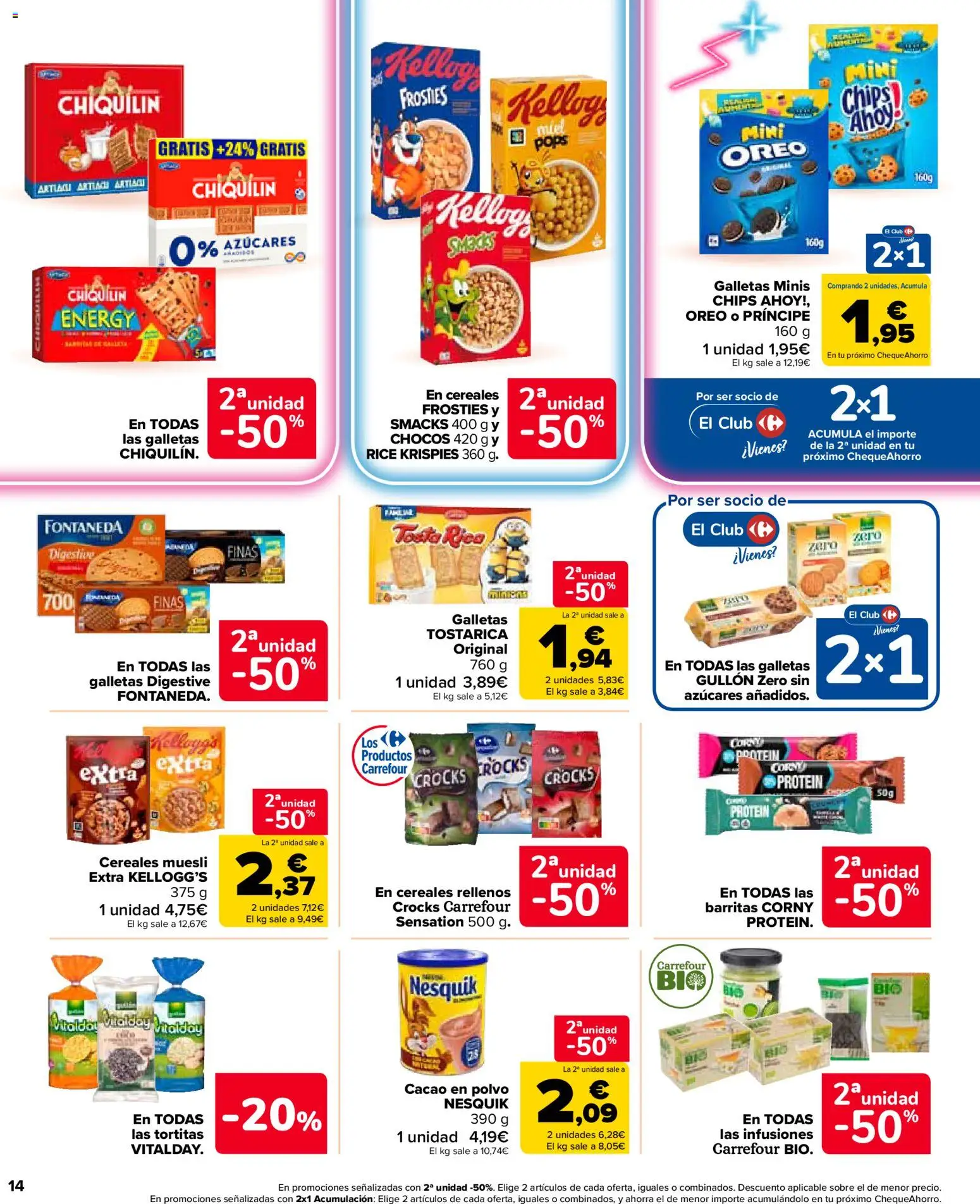 Carrefour Market folleto │ válido desde el 24.03.2026 | Página: 14 | Productos: Polvo, Ψηφιακή κάμερα, Cereales, Galletas