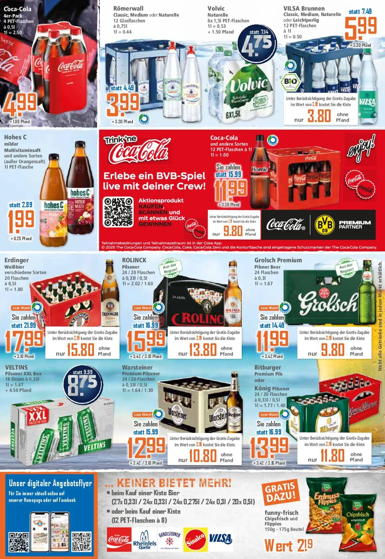 Klaas & Kock Prospekt 	 - gültig ab dem 21.07.2025 | Seite: 12 | Produkte: Konig pilsener, Cola, Bier, Weißbier