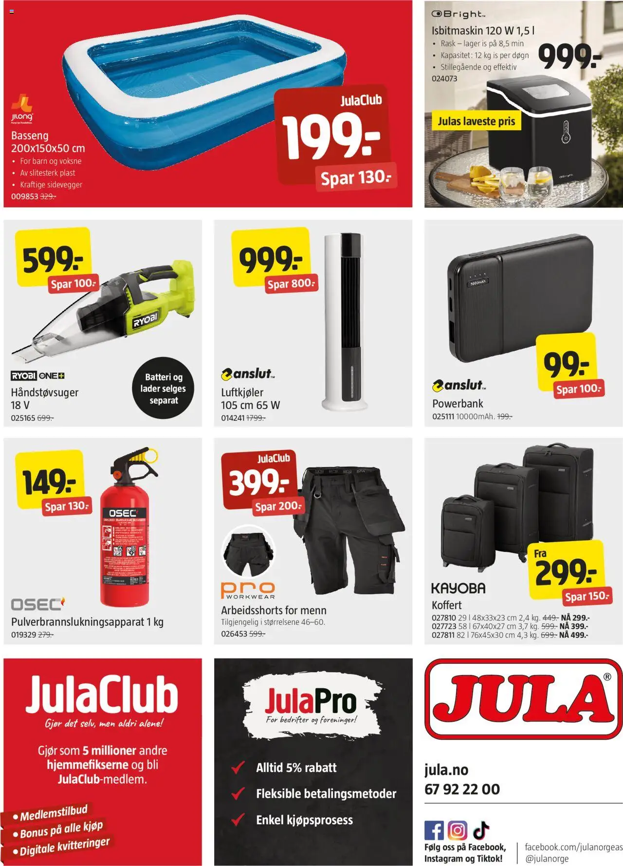  | Side: 18 | Produkter: Powerbank, Håndstøvsuger, Суміш дитяча, Batteri