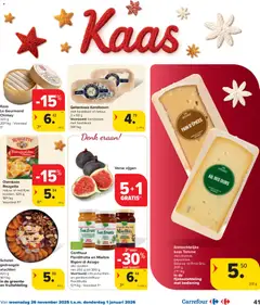 Carrefour Folder- Feest - Voorbeeld van een folder van Carrefour, geldig van 26.11.2025 | Pagina: 41 | Producten: Kaas