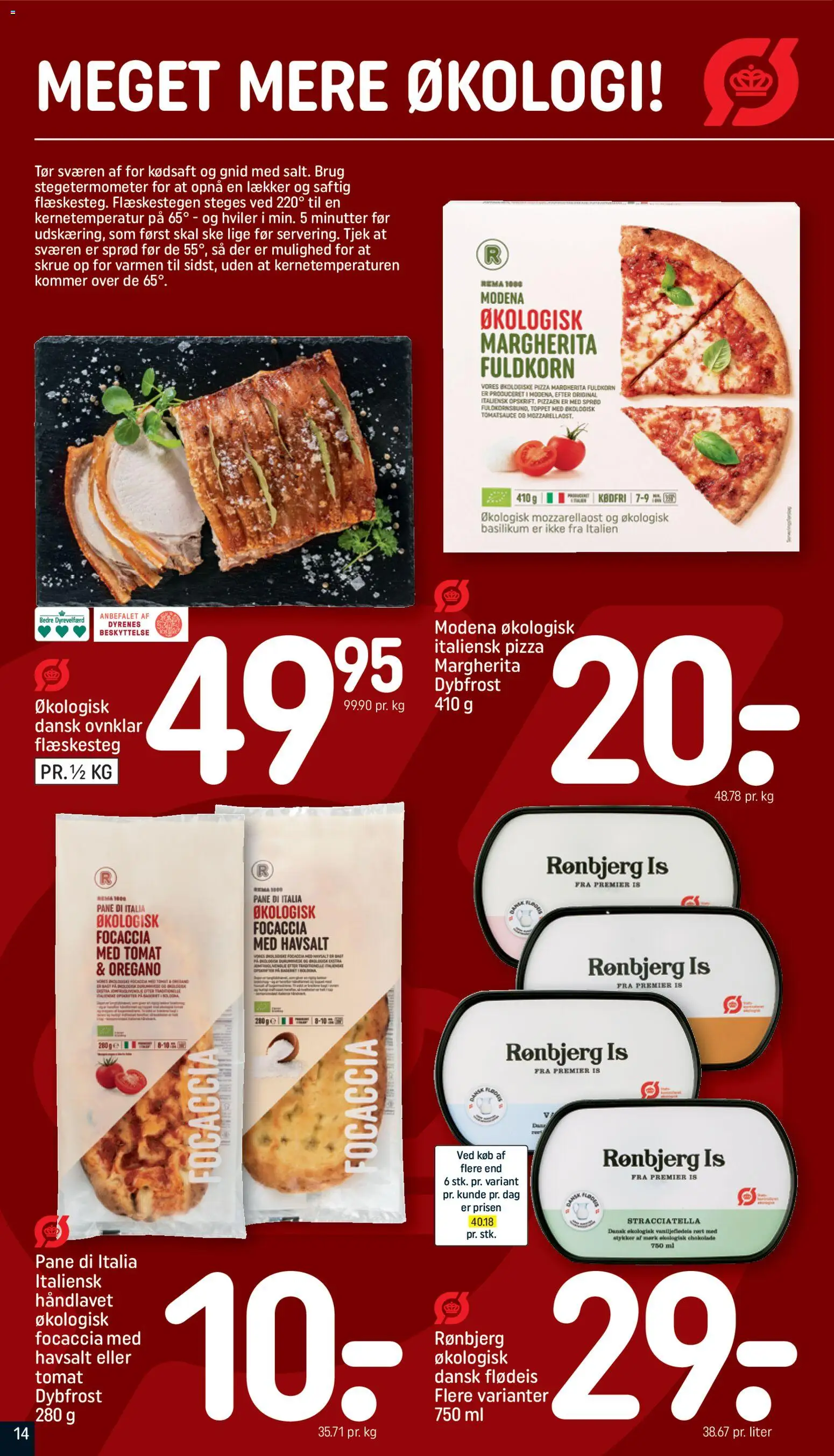 Rema 1000 tilbudsavis – gyldig fra 25.01.2026 | Side: 14 | Produkter: Focaccia, Skrue, Oregano, Basilikum