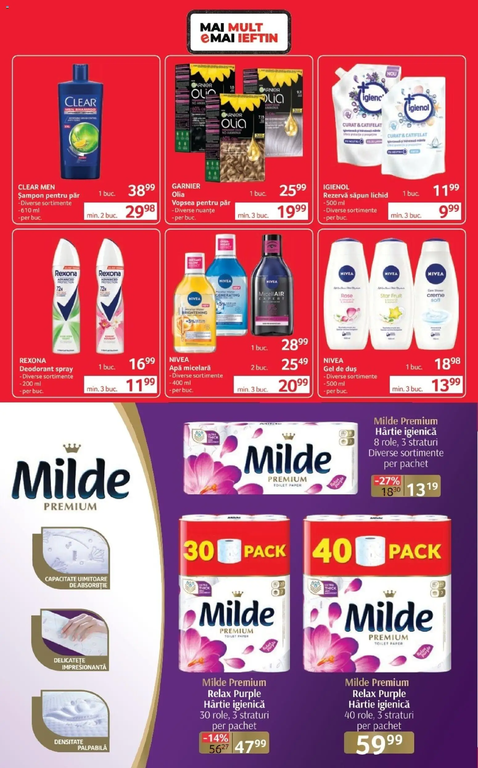 Noul catalog Selgros – valabil de la 03.04.2026 | Pagină: 12 | Produse: Duș, Șampon, Apă micelară, Gel de duș