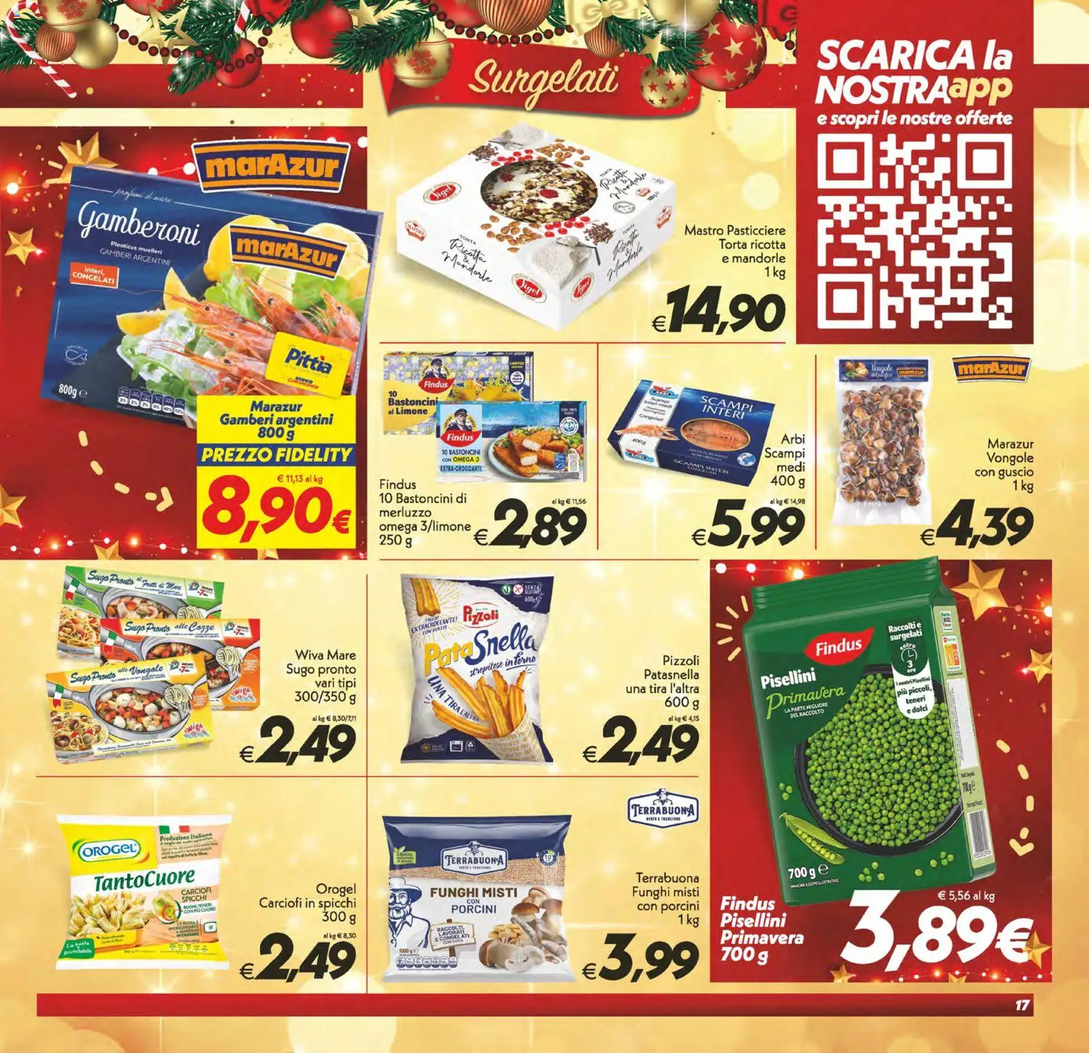 Volantino SuperConveniente del 16.12.2025 | Pagina: 17 | Prodotti: Gamberi, Limone, Funghi, Sugo