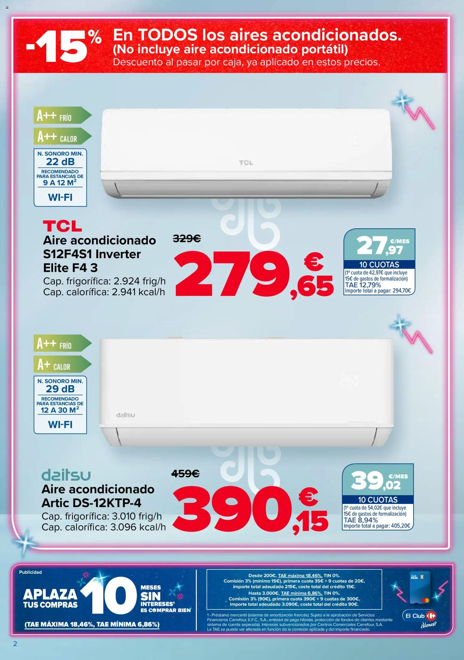 Carrefour Aire Acondicionado │ válido desde el 05.03.2026 | Página: 2 | Productos: Aire acondicionado