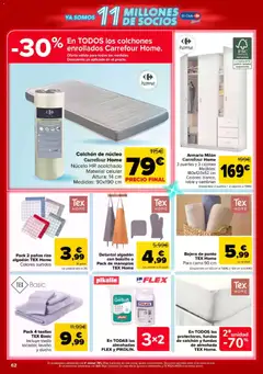 Vista previa Carrefour folleto válido desde el 23.04.2026 | Página: 61 | Productos: Té, Almohada, Armario, Lavabo