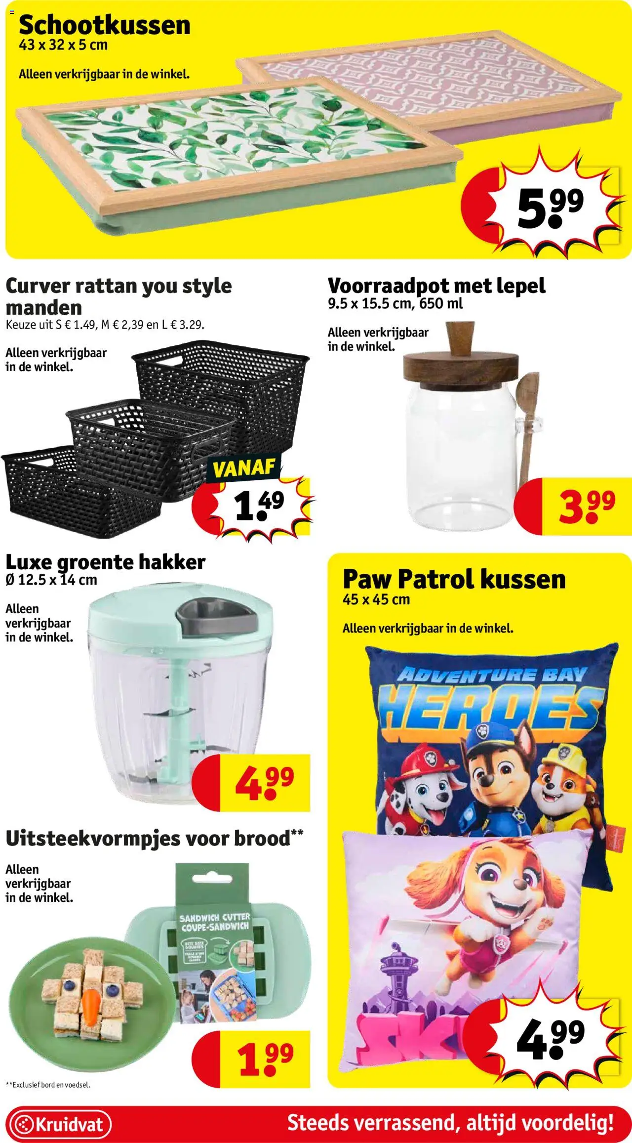 {H1} | Pagina: 27 | Producten: Sandwich, Manden, Brood, Bord