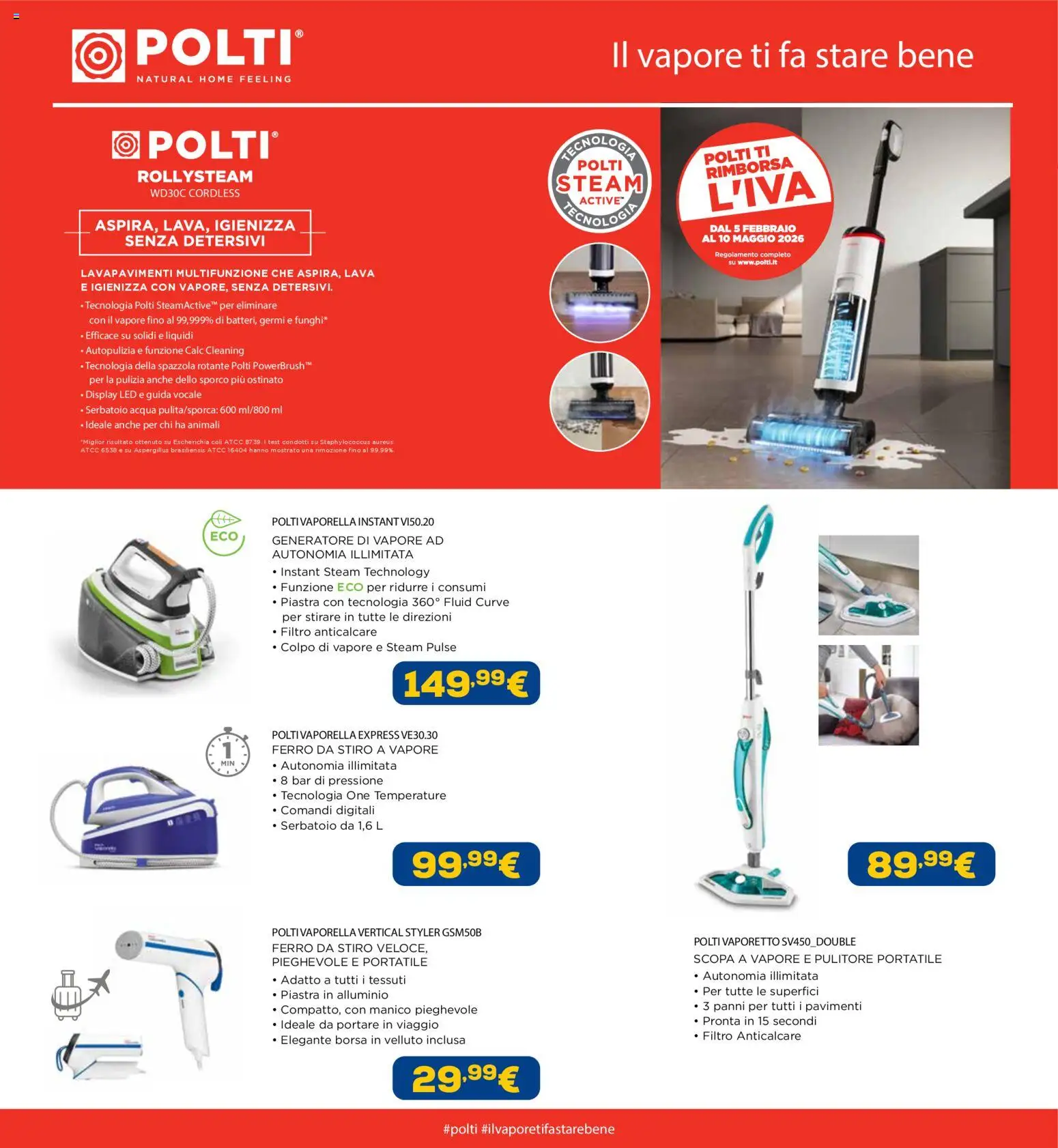 Volantino Euronics del 19.02.2026 | Pagina: 25 | Prodotti: Anticalcare, Acqua, Borsa, Alluminio