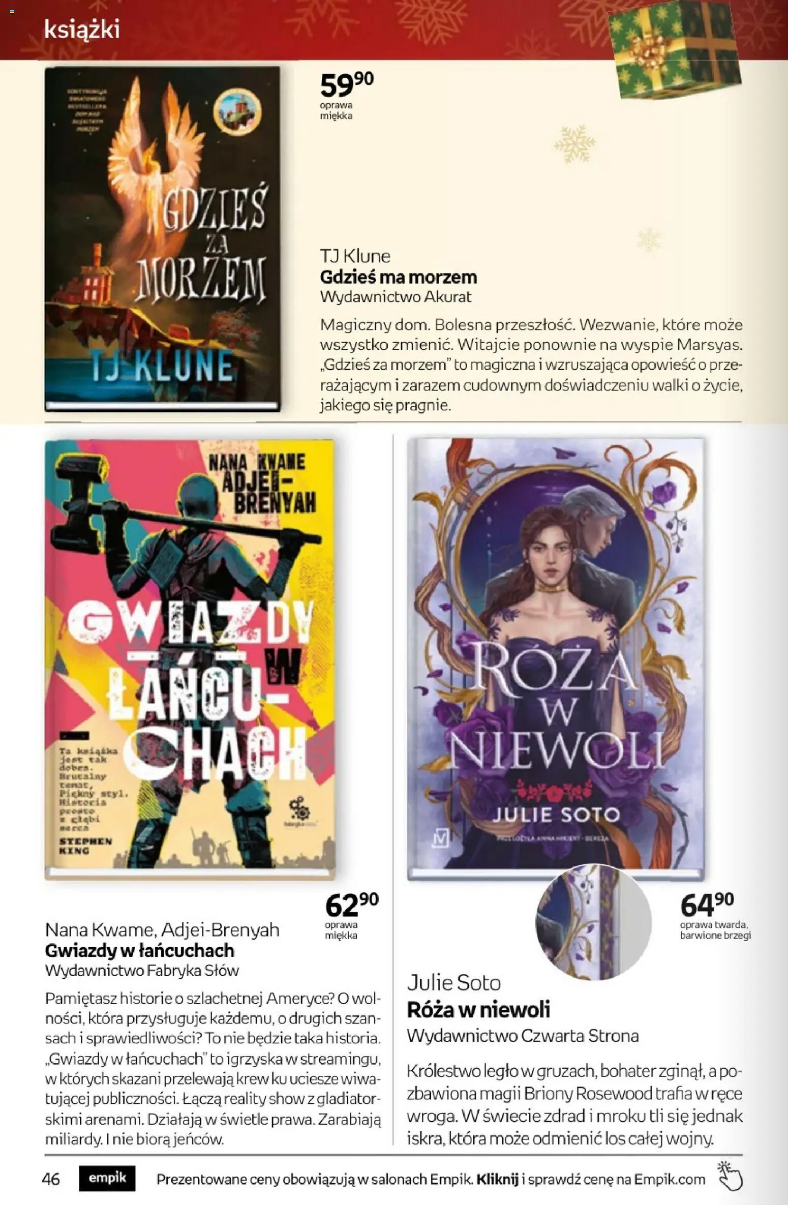 Empik promocje - Tom kultury Książki od 26.11.2025 | Strona: 46 | Produkty: Książki