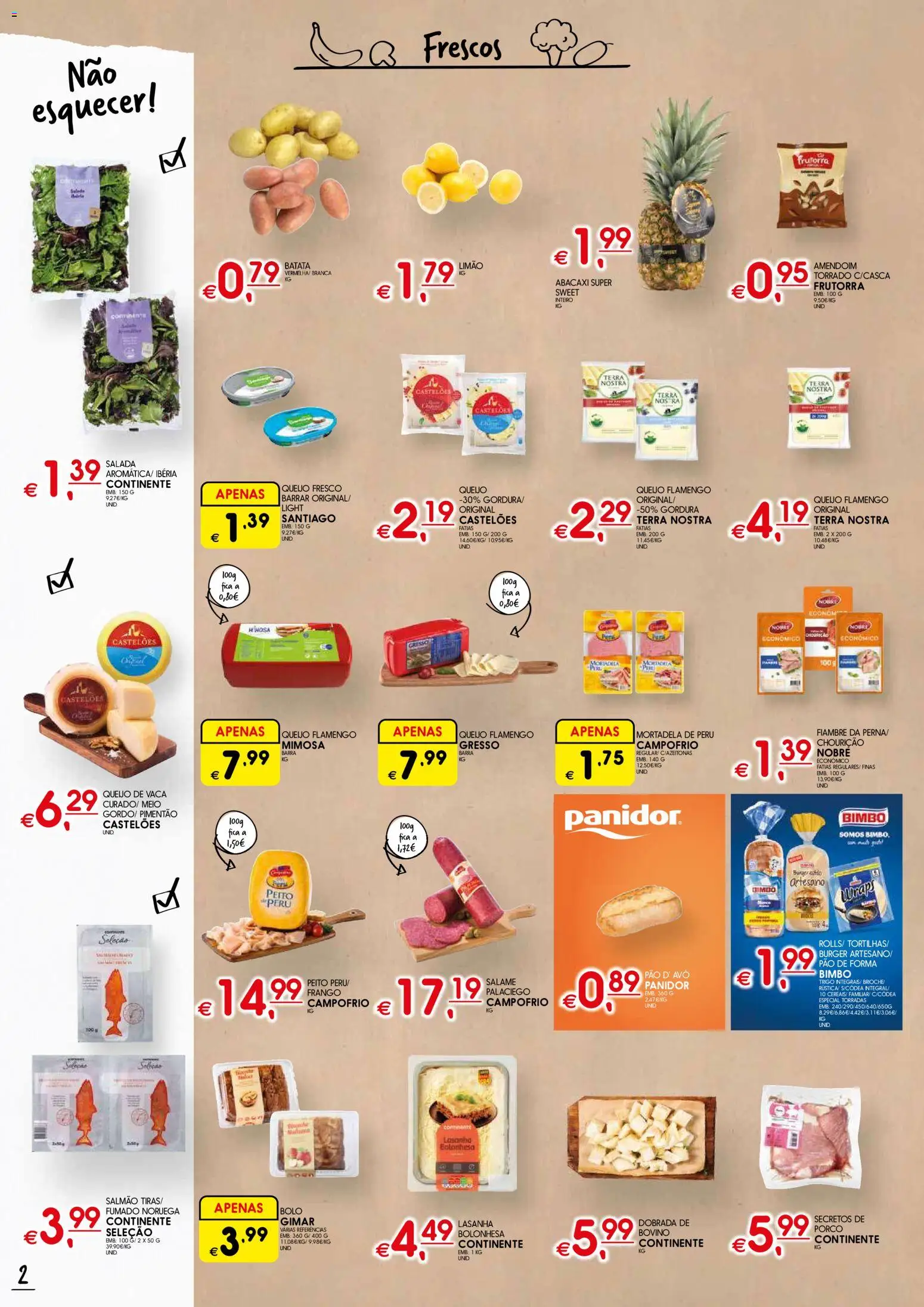 Meu Super folheto │ válido de 26.02.2026 | Página: 2 | Produtos: Frango, Peru, Abacaxi, Salada