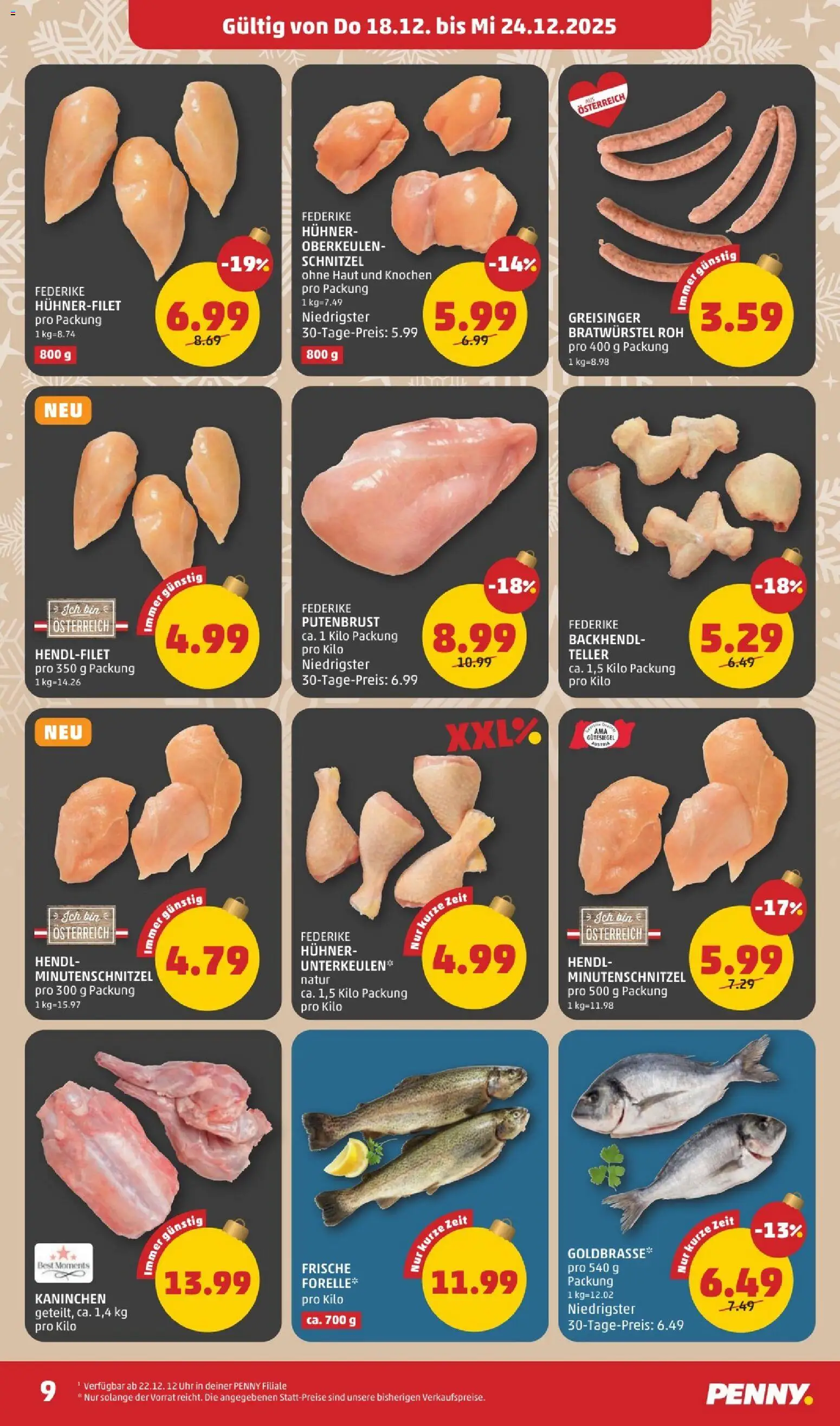 Penny Markt Flugblatt gültig ab 18.12.2025 | Seite: 9 | Produkte: Uhr