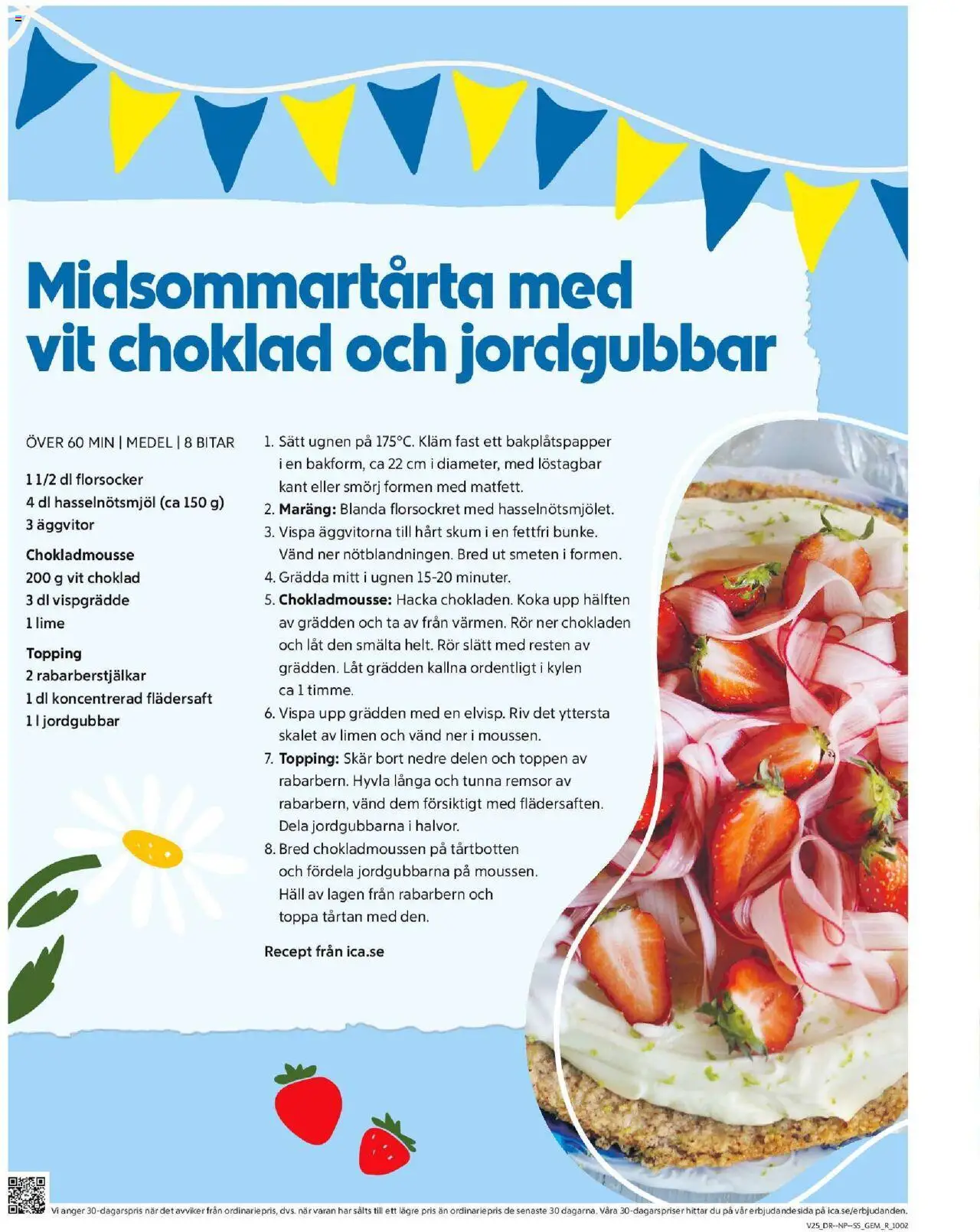 ICA Supermarket reklamblad aktuell från 16.06.2025 | Sida: 9 | Produkter: Choklad, Jordgubbar, Lime, Vispgrädde