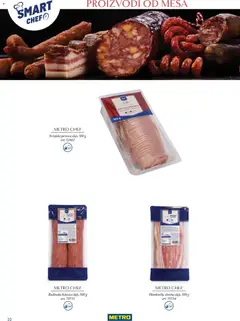 Metro katalog Smart Chef - pregled Metro kataloga - važi od 24.03.2026 | Strana: 10 | Proizvode: Budimska kobasica, Hamburska slanina, Kobasica, Pečenica