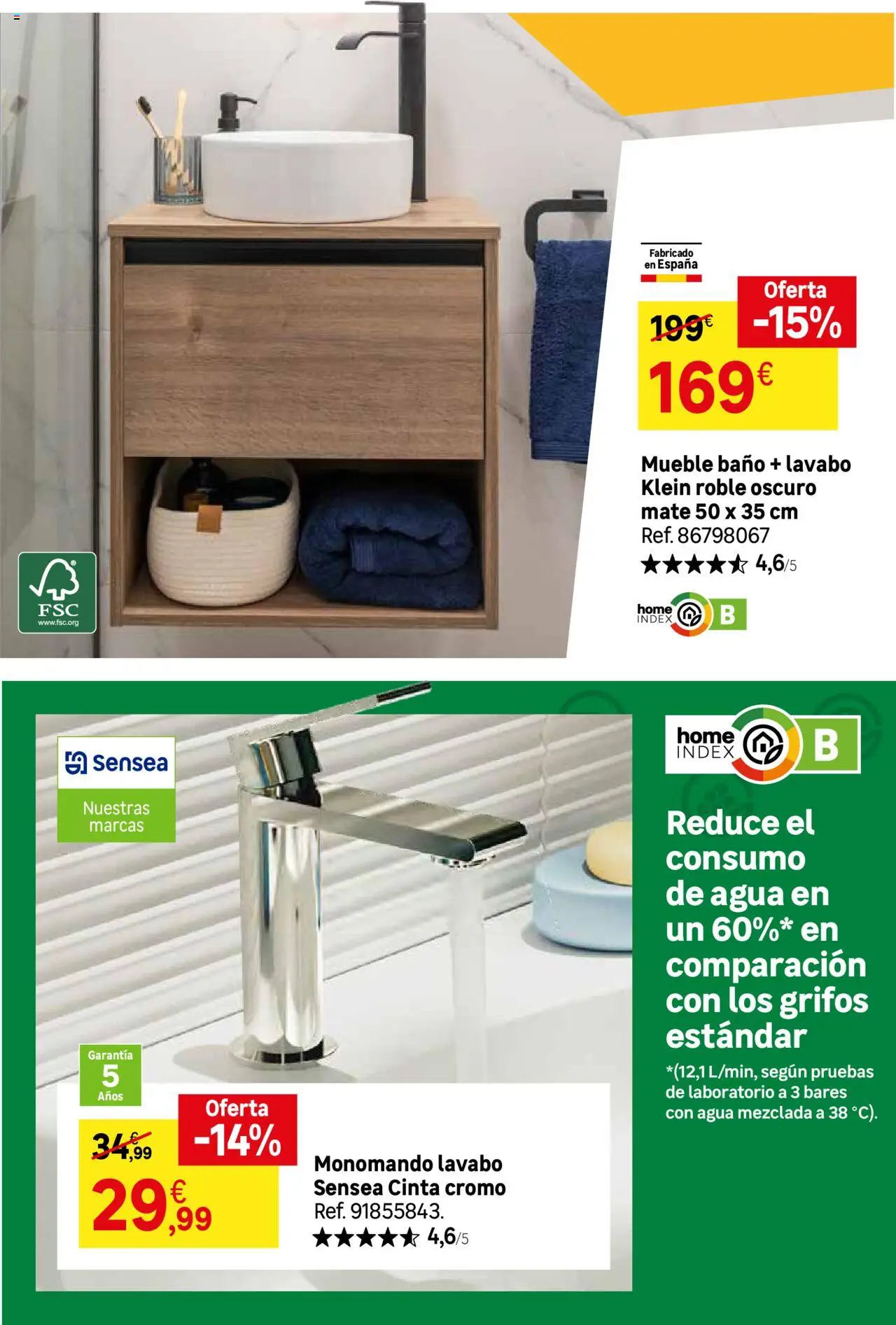 Leroy Merlin catálogo │ válido desde el 26.08.2025 | Página: 64 | Productos: Lavabo, Baño