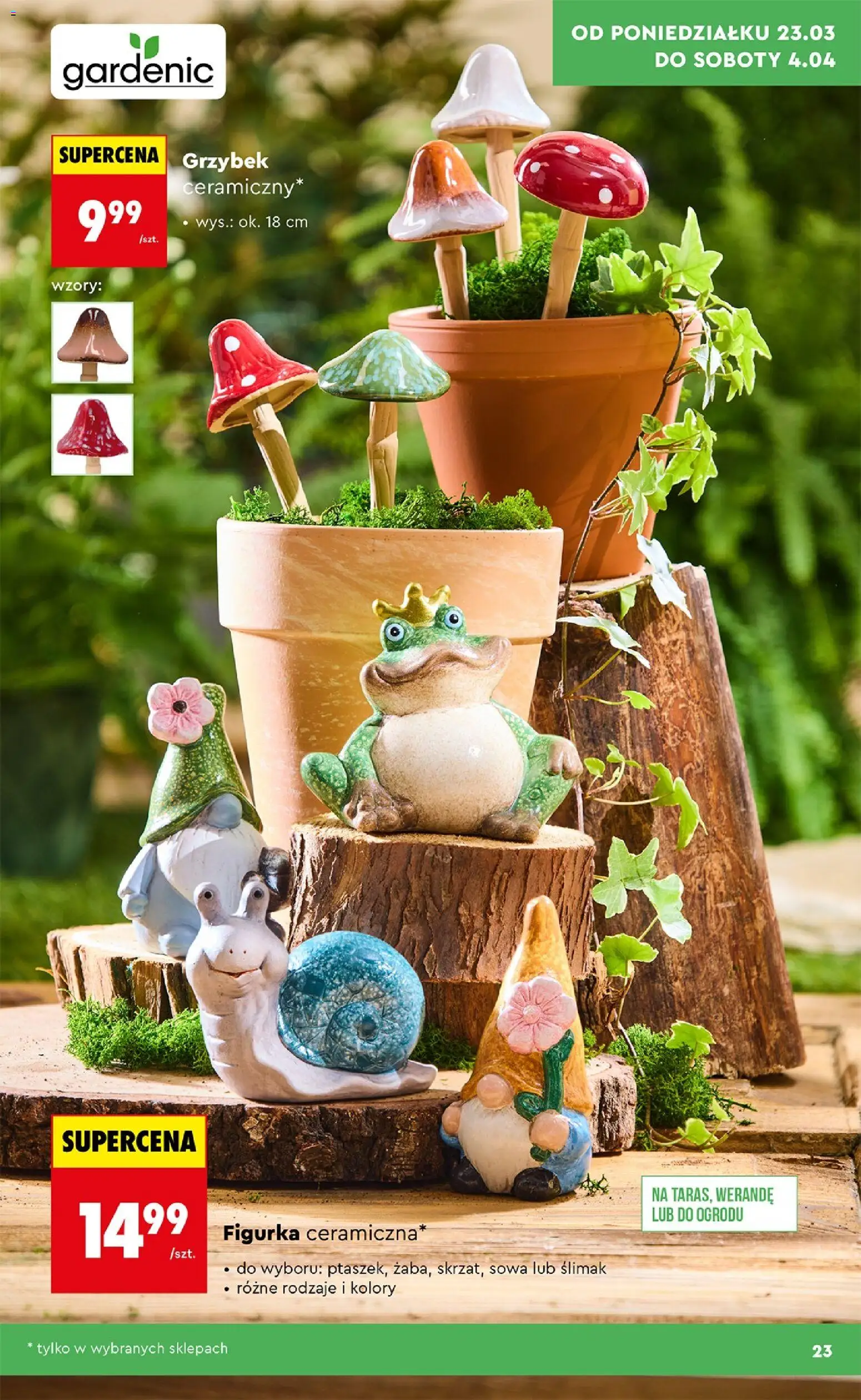 Biedronka gazetka - Ogród od 23.03.2026 | Strona: 23