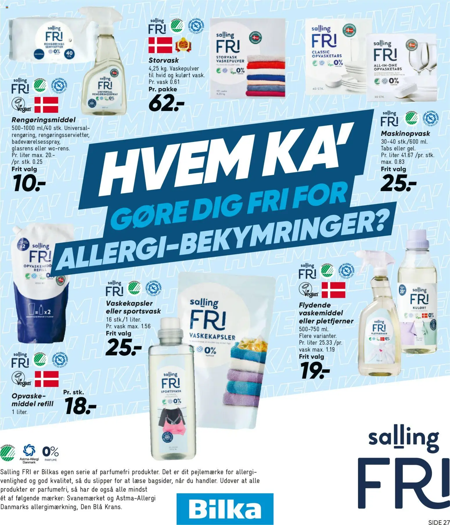 Bilka tilbudsavis – gyldig fra 04.04.2026 | Side: 36 | Produkter: Parfume, Vaskepulver, Pletfjerner
