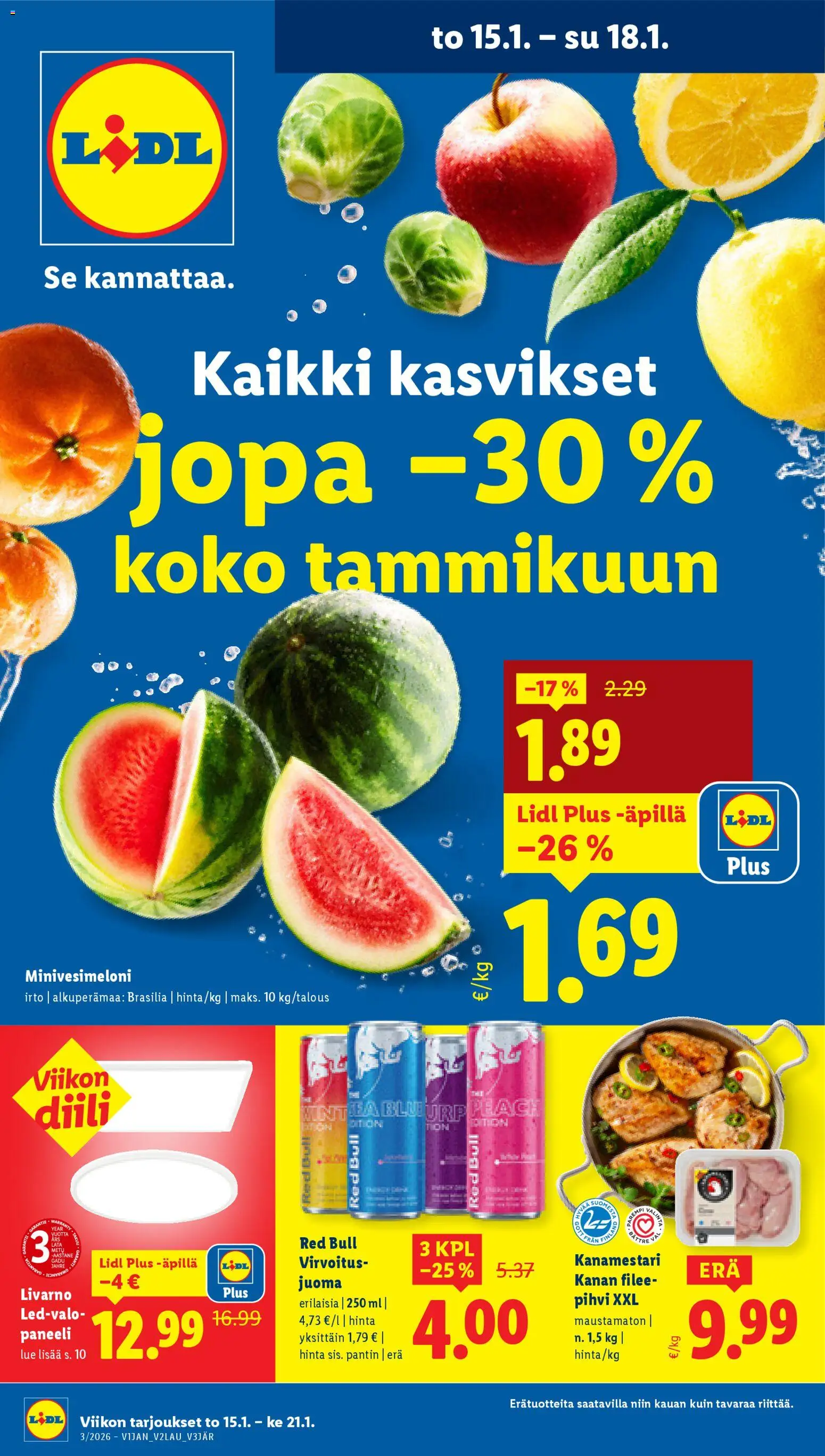 Lidl tarjoukset – voimassa 15.01.2026 alkaen | Sivu: 1 | Tuotteet: Pihvi