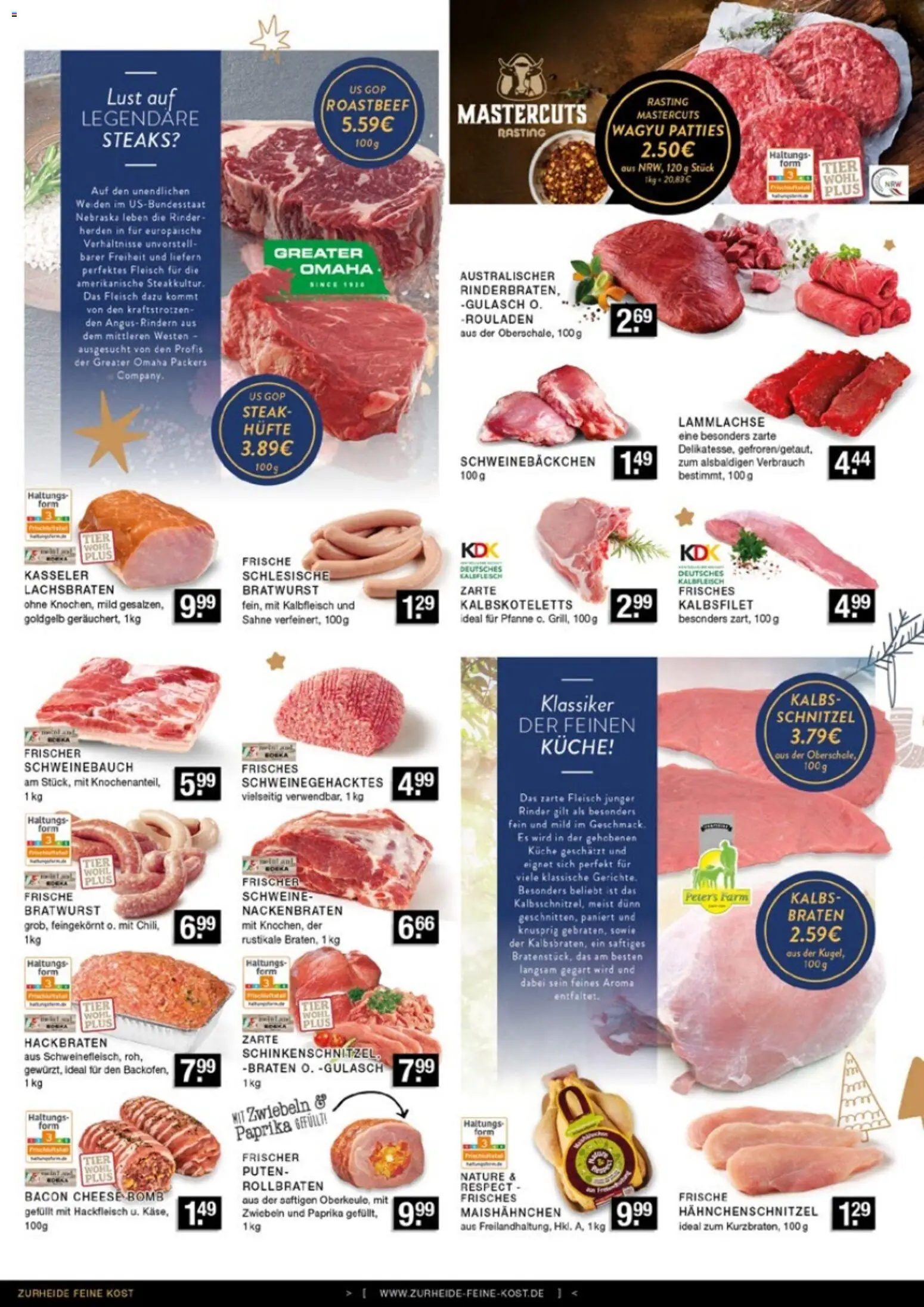 Edeka Zurheide Prospekt 	 – gültig ab 01.12.2025 | Seite: 2 | Produkte: Küche, Schnitzel, Roastbeef, Gulasch