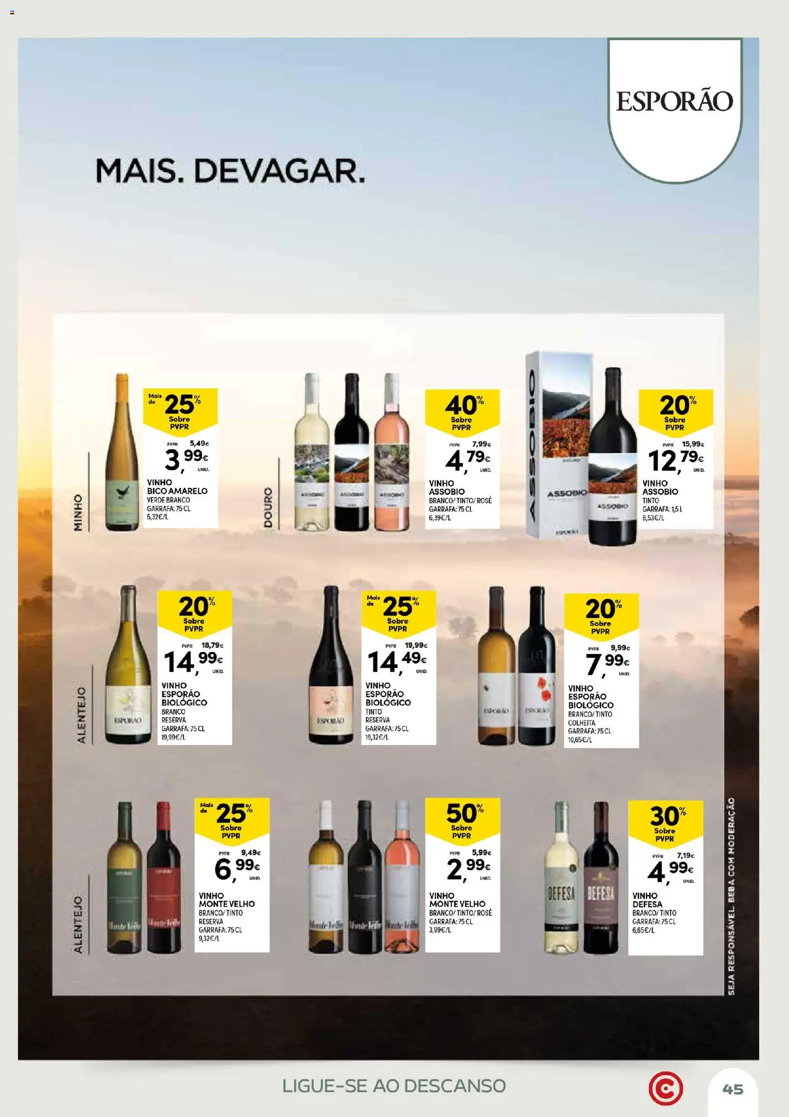 Continente Açores Momentos de pausa │ válido de 21.04.2026 | Página: 45 | Produtos: Vinho