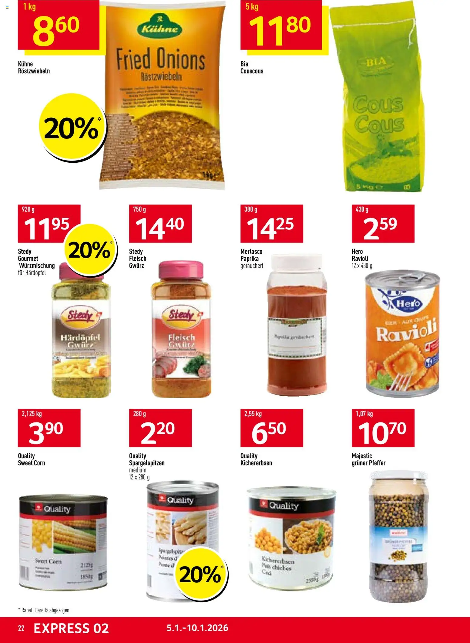 Prodega Aktionen – gültig ab 05.01.2026 | Seite: 22 | Produkte: Pfeffer