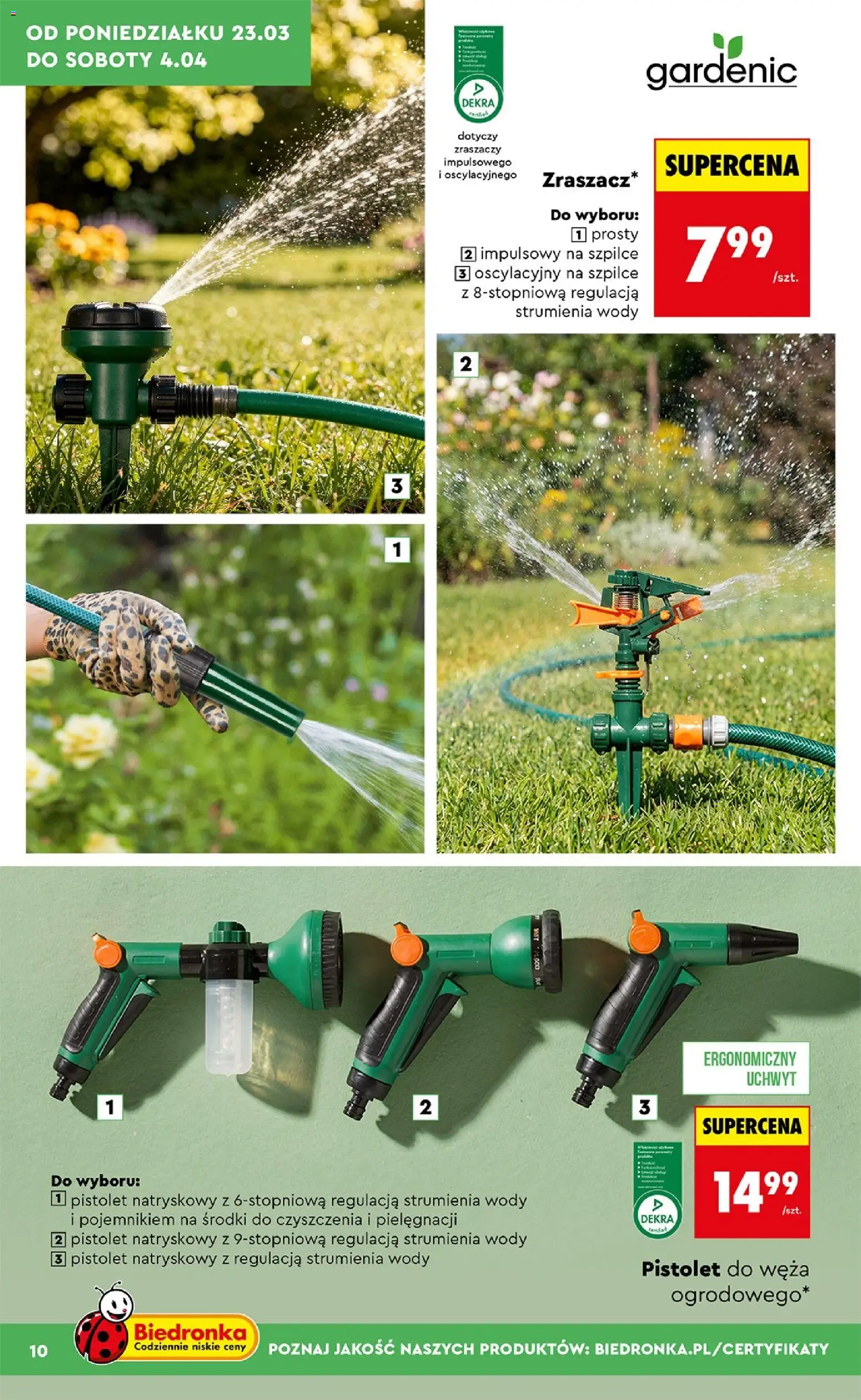 Biedronka Polsko leták - Ogród od 23.03.2026 | Strana: 10