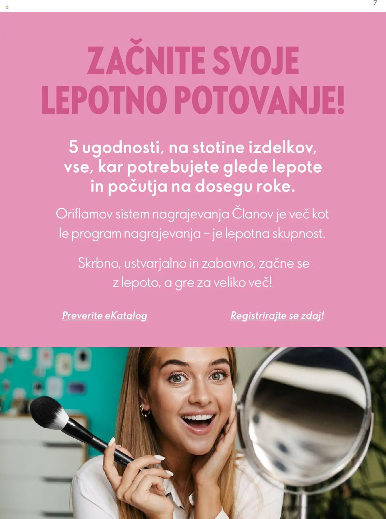 Oriflame katalog sistem nagrajevanja za člane │ velja od 09.10.2023 | Stran: 7